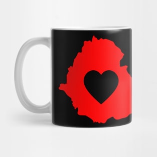 A piece of my heart is in Ethiopia (Red) Mug